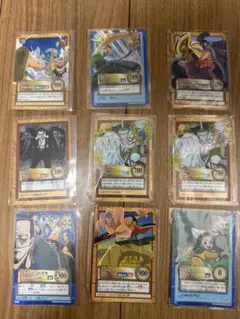 ワンピース　カードダスハイパーバトル キラカード9枚セット