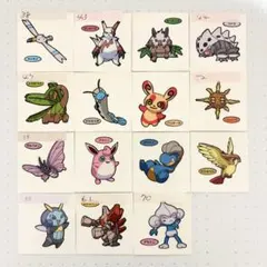 ポケモン ポケモンパン ポケモンシール デコキャラシール 15枚 プクリン 他