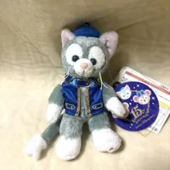 TDS 東京ディズニーシー限定 ジェラトーニ ぬいば 15周年 タグ付き