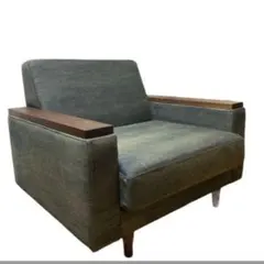 ヴィンテージ加工デニムの70年代風デニムローソファー ￼￼ 日本製