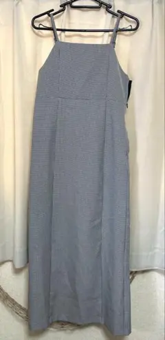 千鳥柄 キャミワンピ