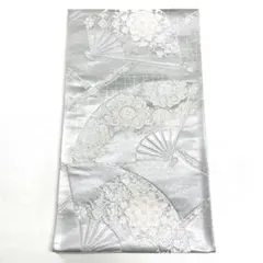 A1048 ●高級 正絹 唐織 六通 袋帯 華文 花文