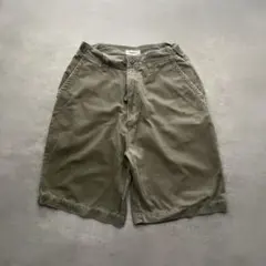 00s vintage 極太 ワイド ミリタリー ハーフパンツ アメカジ y2kのサムネイル