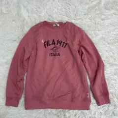 ✨ FILA フィラ 長袖カットソー　トレーナー　スウェット　ピンク