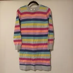 gap kids カラフルニットワンピ