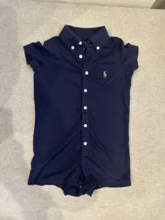 Ralph Lauren ネイビー ポロシャツロンパース 12M