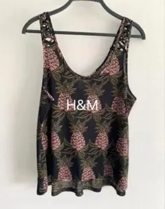 H&M パイナップル柄タンクトップ Mサイズのサムネイル