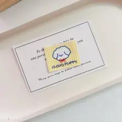 No.1 布タグ　韓国　韓国生地　ハンドメイド布タグ