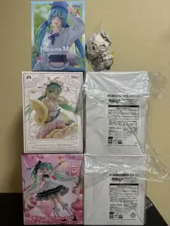 初音ミク　フィギュア➕ぬいぐるみ 【タイクレ限定版有り】　6体セット 美少女