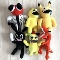 レインボーフレンズ ぬいぐるみ 6点セットのサムネイル
