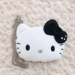 ハローキティ チェーン付きミニポーチ ぬいぐるみポシェット ショルダーバッグ