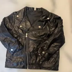 【お子様】黒いライダースジャケット 13サイズ