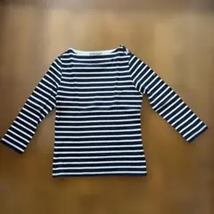 NATURAL BEAUTY BASIC ボーダー 長袖 カットソー Mのサムネイル