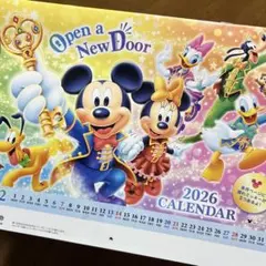 2026 ミッキー 壁掛けカレンダー