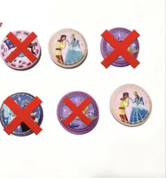 ディズニー 刺繍缶バッチ