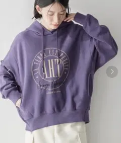 AMERICAN HOLIC サイドジップ カレッジロゴパーカー M