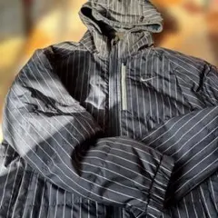 Nike ストライプ柄 フード付きジャケット L
