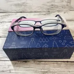 JINS 花粉CUT メガネ ネイビー