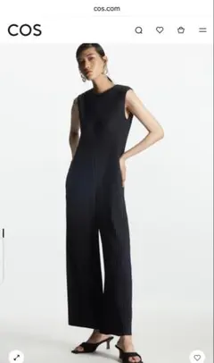 COS | プリーツ付ワイドレッグジャンプスーツ