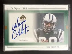 Wayne Chrebet NFL 直筆サインカード Jets
