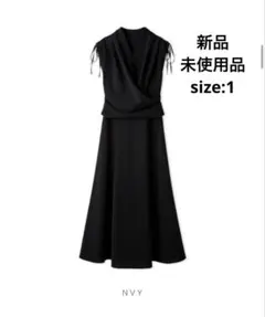 未使用 アメリ CORD VEST SET MERMAID DRESS ブラック - メルカリ