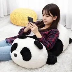 パンダ型 寄りかかりクッション 滑り止め付き リラックス用 - メルカリ