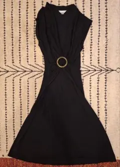 SCOT CLUB ブラックノースリーブワンピース 9号