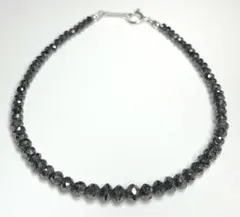 天然 ブラックダイヤモンド 15ct❣️ 天然石 ダイヤモンドブレスレット 