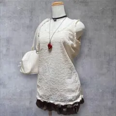 y2k 平成ギャル 姫ギャル 花柄カットレース刺繍タンク archive 00s