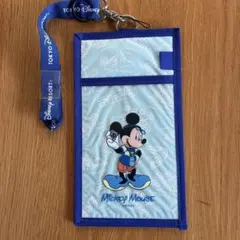 Tokyo Disney Resort ミッキー パスケース ストラップ付