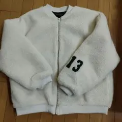 【neos -addictive design-】ビッグシルエット ボアブルゾン