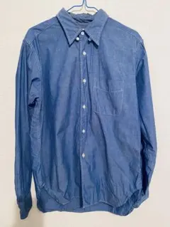 ENGINEERED GARMENTS タブカラー シャツ ブルーのサムネイル