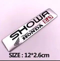 ホンダ　SHOWA　アルミ耐熱ステッカー　バイクステッカー　マフラーステッカーのサムネイル