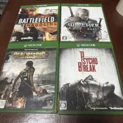 Xbox One ゲームソフト 4本セット