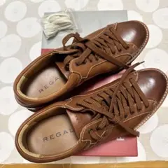 REGAL ネイビー レザー スニーカー NC23G 60EL 25 - メルカリ