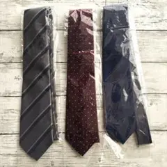 ネクタイ　3本　まとめ売り　新品　未使用品