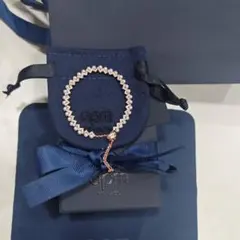 【APM Monaco】 ローズゴールド パール エレガントブレスレット