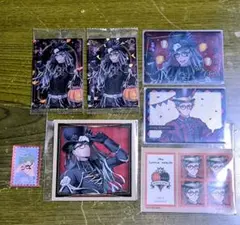 ツイステ　トレイ・クローバー　トレカ ウエハース ステッカー セット