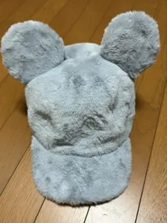 耳付きライトブルーキャップ