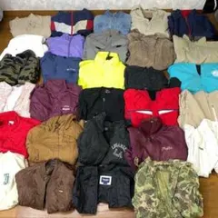 17 アメリカ古着　ブランドミックス　ジャケット　28着セット　まとめ売り