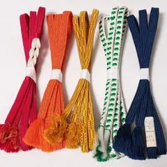 み*)様 (1628)帯締め 5点 まとめ売り 帯紐 着物 和装 小物