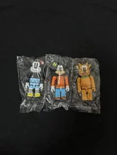 BE@RBRICK CHASE Minnie Goofy Pluto 3種セット