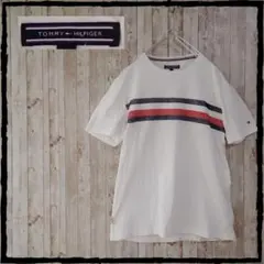 K*Y様 美品 トミーヒルフィガー ボーダー 柄 Tシャツ XL アメカジ 人気