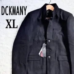 【タグ付き】スタンドカラーコート　未使用　ブラック　大きいサイズ