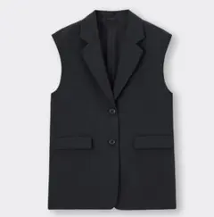 GU 　オーバーサイズテーラードベスト　M