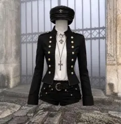 ꒰ダークコア　ダメージ　ジャケット　ブラック　グランジ　ホラゲ　コケット꒱ ︎ 2026年最新】dark coquetteの人気アイテム - メルカリ