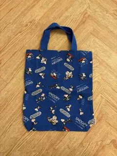 新品　非売品　青　ブルー　スヌーピー　トートバッグ　バッグ