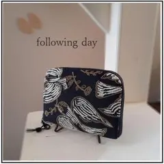 【専用】following day◆布製ハーフウォレット
