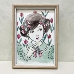 水森亜土 油彩(原画) Rose room F10号 - メルカリ