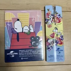 スヌーピー メモ用紙 ボールペン 2点セット USJ 日本生命